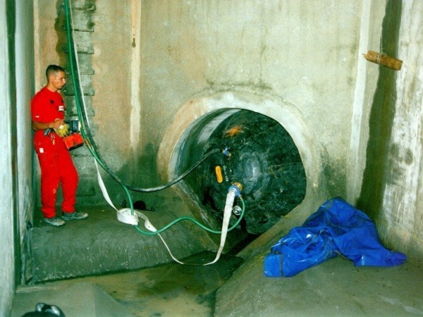 Пневматическое  заглушающее перекрытие (ПЗП) «LAMPE» применение